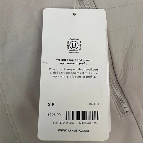 NWT Athleta Peak Hybrid Fleece Leggings/Tights - Picture 6 of 11